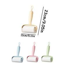 1pc Reusable Pet Hair Remover Portable Dog Cat Fur Remover Brush Manual Lint Roller For Carpet Couch Clothing Bedding Pet Grooming Cleaning Tool - View 4