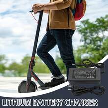 Cargador 42V 2A para Scooter Eléctrico, 6 en 1 Multifunción, Protección Inteligente y Carga Estable - Tipo de Enchufe A USA (110-127V) - Ver 6