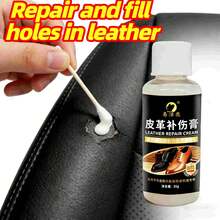 This Multi-Functional Leather Repair Kit Includes Dye And Leather Filler Repair Cream, Professional-Grade Leather Scratch Repair And Color Restoration Cream, Suitable For Repairing And Dyeing Leather Burns, Wear And Holes. - Liquid - View 4
