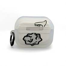1pc Original "Throw Away Worries" Pro 3/Pro 2/ 3/ 4 Protective Case, Dispel Negative Emotions - White - View 12