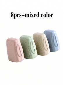 1/4/8pcs Portable Toothbrush Head Cover, Travel Toothbrush Holder, Household Breathable Dustproof Toothbrush Case, Toothbrush Cap, Toothbrush Protector, Suitable For Home Daily, Outdoor Travel, Business, Camping, Back To School, Bathroom Decor, Summer Travel Accessories, Bathroom Accessories, Home Supplies, Personal Care Organizer, Travel Essentials - Multicolor - View 9