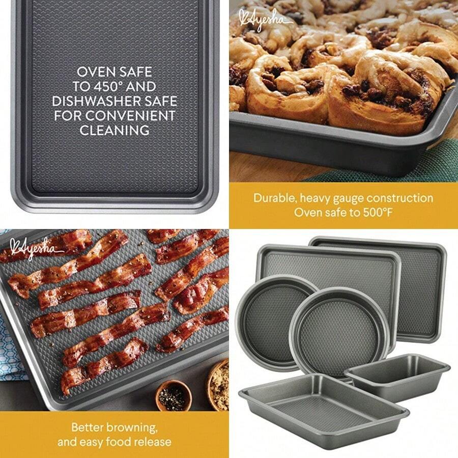 Ayesha Curry Juego de accesorios para horno 1 - Plateado - Ver 1