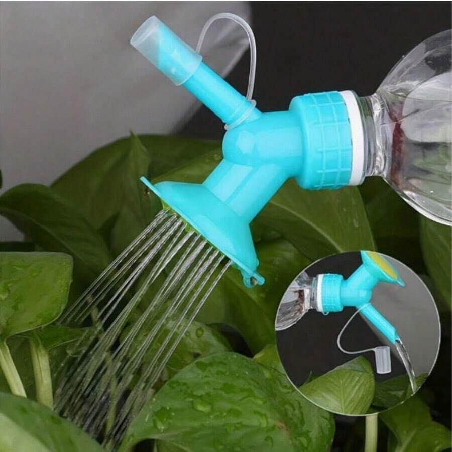 1/3件装二合一室内植物向日葵浇水喷头，塑料园艺浇水工具，浇水壶和花盆两用器，多肉植物灌溉工具，园艺工具，通用喷水喷头，适用于汽水瓶和饮料瓶，适用于户外盆栽植物、草坪、庭院、吊篮、花卉、花瓶、室内植物、花箱、小型植物