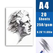 20 Sheets A4 & A3 White Cardstock Paper, Suitable For Covers, Painting, Art Creation, Doodle, School Supplies, Back To School Essential - White - View 13