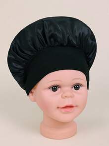 1 chiếc mũ ngủ rộng vành bằng satin co giãn cho trẻ em, mũ co giãn bảo vệ tóc, thiết kế siêu mềm mại và thoáng khí. - Nhiều màu - Xem 16