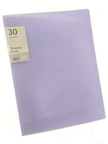 A4 Expanded Transparent Multi-Layer 30-Page File Folder, PP Material Student Certificate Document Organizer - Multicolor - View 12