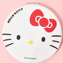 三丽鸥Hello Kitty双面折叠便携镜，可爱甜美风格，轻薄便携，非常适合日常化妆和旅行使用，送给朋友的甜蜜礼物（1个） - 彩色 - 查看 6
