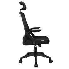 ALFORDSON Mesh Office Chair Executive Computer Seat Fabric Tilt Gaming Racing - 黑色 - 查看 6