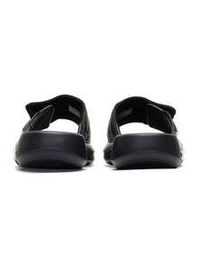 Adidas Men/Women Summer 2026 New Casual Comfortable Thick-Sole Slide Sandals JR1253 - Black - View 4