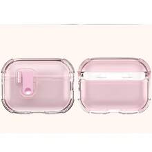 Tương thích với Pro/Pro2/4/3/Pro3, ốp tai nghe chống sốc bằng TPU trong suốt có khóa. - Trong sáng - Xem 11