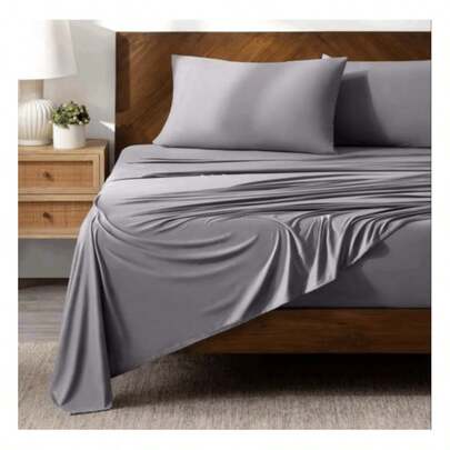 Luxury 100% Egyptian Cotton Flat Sheet Softest Breathable Hotel Quality