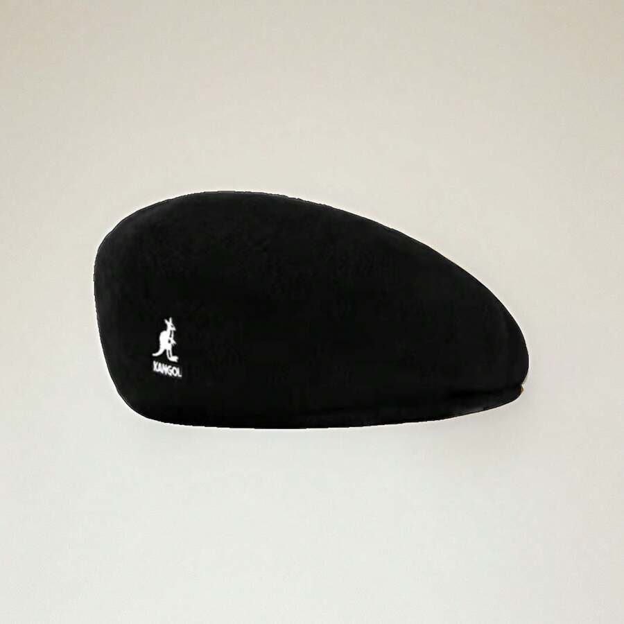 Kangol Kangaroo Pure Wool Beret Brand Baseball Cap Wool Hat C0VI - Len đỏ có dấu thép - Xem 1