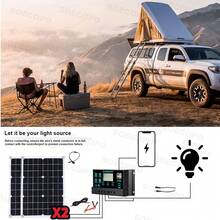 必备8000W离网太阳能套装：逆变器（12V/24V转110V/220V）、2块太阳能电池板、充电控制器 - SEP-18K-2-E8000 - 查看 11