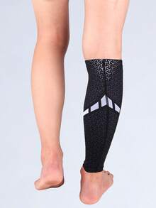 1pc Compression Leg Sleeve, Breathable Elastic Calf Support Suitable For Men And Women, Football, Fitness, Hiking, Cycling, Etc. - Multicolor - View 9