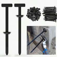 Bộ 100 kẹp nhựa đa năng cho ô tô, bộ đinh tán gắn cản xe kèm dụng cụ tháo lắp, phụ kiện sửa chữa ô tô. - ốc vít ô tô - Xem 15