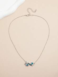 1 pieza Colgante con símbolo de infinito de tortuga azul estilo océano, regalo para fiesta/festividad - Multicolor - Ver 3