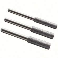 5件套金刚石锯片磨刀工具套装（随机发货1件），钛合金氧化铝磨钻头，适用于链锯、玉石、玻璃、金属、木材等旋转工具磨削锯片。 - 彩色 - 查看 3