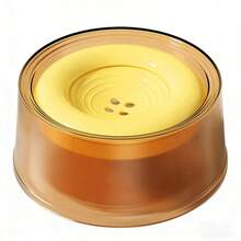 1pc 1200ml High Capacity Cat & Dog Universal Floating Bowl, Chin-Rest Design, Minimalist Style, Wide Non-Slip Bottom To Prevent Spilling - 1200ML - View 10