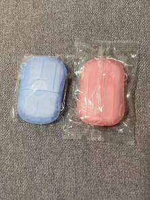 50pcs/Box Portable Soap Sheets, 5 Colors, Disposable Mini Travel Hand Washing Soap Sheets, Outdoor Essentials Bathroom Bathroom Accessories Bathroom Tools - Multicolor - View 34
