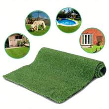 Highly Realistic Artificial Turf Fake Grass, Soft Fake Grass, No Watering/Mowing/Fertilizing Required, Suitable For Garden, Garage, Golf Course, Wedding, Holiday Party, Outdoor Dining Table Setting, Pet Training And Backyard Lawn Decor - Multicolor - View 2