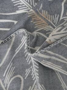 1/4 tấm bọc ghế in họa tiết nứt, bọc ghế co giãn, bọc ghế sợi polyester kiểu dáng hiện đại, dùng trong khách sạn và gia đình. - màu đen - Xem 6