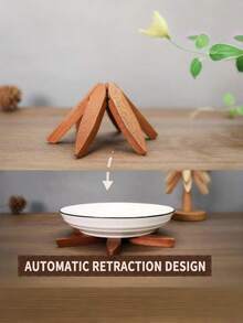 Almofada Isolante com Formato de Árvore de Madeira - Almofada Decorativa Resistente a Altas Temperaturas, Adequada para Cozinha, Escritório, Exterior, Conjunto de Presente para Lavar à Mão - A - Visão 7