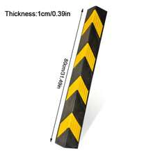 2PCS Reflective Corner Guard Wall Reflectors Garage Strips Edges Protector - A - Ver 2
