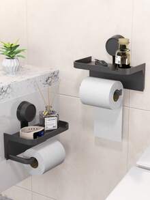 1Pc Wall Mounted Tissue Dispenser With Quick-Change Design, Heavy Duty & Waterproof, Perfect For Bathroom, Kitchen, RV, Easy Installation, Space Saving, Fits All Standard & Jumbo Toilet Paper Rolls - Multicolor - View 6