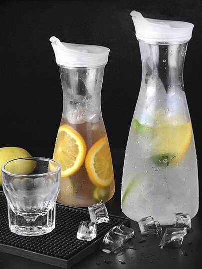 600毫升/1000毫升/1400毫升/1600毫升透明亚克力果汁/冷水壶，大容量咖啡/牛奶壶，耐热饮水机