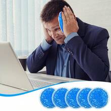 2/4/10 túi chườm đá dạng tròn, túi gel lạnh tái sử dụng, túi chườm nóng lạnh dạng hạt. - Nhiều màu - Xem 3