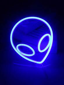 1 đèn LED neon hình người ngoài hành tinh, kèm móc treo, có thể gắn tường, dùng nguồn USB và pin, thích hợp trang trí phòng ngủ, tường nhà, tiệc tùng, ký túc xá, phòng chơi game, cũng có thể làm quà sinh nhật cho bạn bè hoặc trẻ em. - người ngoài hành tinh - Xem 8