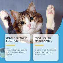 Pet Paw Cleaning Foam, 2-In-1 With Silicone Brush, Deep Clean & Moisturize For Paws & Foot Pads - Pet Paw Cleaning Foam - View 7
