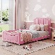 Pink + Solid Wood + 90cm*200cm