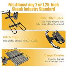 Rack Stash Modern Aluminum Black Storage Rack 2 inches 90 lbs - como en la foto - Ver 3