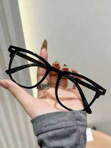 1 Pair Unisex Computer Reading Glasses, Suitable For Computer, Gaming, TV, Mobile Phone Use - Clear - View 3