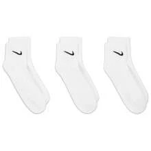 Nike Logo 纯色休闲舒适训练袜 男女通用 白色 SX7677-100 - SX7677-100 - 查看 4