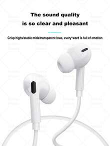 Type-C 有线耳机，入耳式耳机，具备降噪功能，HiFi 立体声，超低延迟，兼容 15 Pro Max、S24 Ultra 及其他 Type-C/USB-C 设备，适用于移动游戏和多媒体应用。 - 查看 5