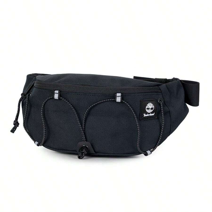 Timberland 女士单肩包 户外拱形斜挎包 黑色，FQ 2026 春季新款户外休闲通勤斜挎腰包 A5SV5001 - 黑色 - 查看 1