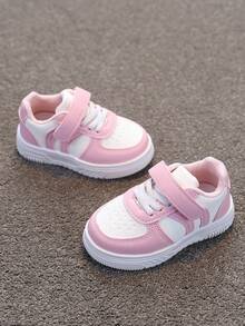 2026 Spring/Autumn New All-Match Casual Sneakers For Toddlers & Kids, Soft Sole Non-Slip Breathable Unisex Sports Shoes - Pink - View 2