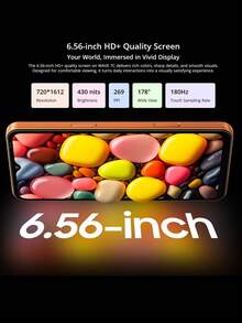 Blackview WAVE 7C Smartphone Global Version 6.56-Inch Screen 32MP Rear Camera + 13MP Front Camera Unisoc T310 Processor Up To 2TB Max TF Card Capacity 5000mAh Battery Free TPU Protective Case - Black - View 4