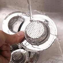 6pcs 3pcs 1pc Filter Wastafel Multifungsi Stainless Steel, Anti Sumbat dan Anti Karat, Mudah Dipasang di Dapur dan Kamar Mandi, Dekorasi Rumah, Dekorasi Kamar Mandi, Dekorasi Musim Gugur, Kembali ke Sekolah - Perak - View 7