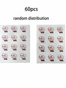 48/60/96/120pcs Eid Mubarak Stickers, Round Labels With Arabic "Happy Eid" Text And Sheep Pattern, Suitable For Gifts, Packaging And Holiday Decorations, Sweet Presents - Sheep - View 10