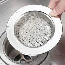 6pcs 3pcs 1pc Filter Wastafel Multifungsi Stainless Steel, Anti Sumbat dan Anti Karat, Mudah Dipasang di Dapur dan Kamar Mandi, Dekorasi Rumah, Dekorasi Kamar Mandi, Dekorasi Musim Gugur, Kembali ke Sekolah - Perak - View 5