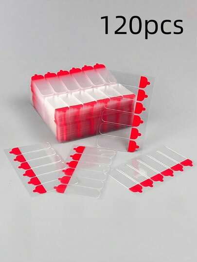 120pcs Strong Adhesive Double-Sided Tape, This Is A Removable And Seamless Double-Sided Sticker That Offers A Secure Fix. It Is Suitable For Photos, Wall Art, Home Decorations And Handicrafts.