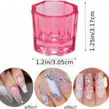 1pc Nail Polish Mixing Bowl, Single Nail Gel Container, Nail Powder Container, Manicure Supplies - Multicolor - View 5