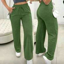 Women's Lanzinha Pants For Everyday Wear - 青檸色 - 查看 3