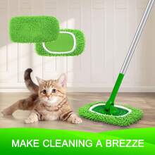 2 Pack Reusable Dry Sweeping Cloths Microfiber Wet Mop Pads Compatible With  Sweeper Mop Replacement - 預設 - 查看 5
