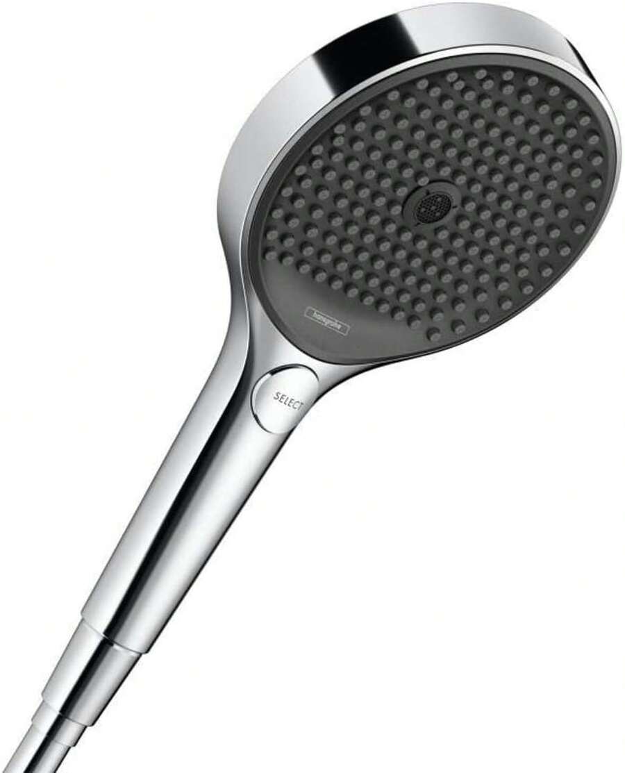 Rainfinity - Doccia, Doccetta con 3 getti, Soffione doccia rotondo (⌀ 130 mm) con funzione anti-calcare, 26864000 - Cromo - Visualizzare 1