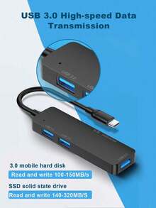 1pc Multi-Function Extender 5-In-1 USB/TypeC Plug Multi-Interface Splitter With 2 USB 2.0 Ports And 1 USB 3.0 Port, Micro SD Memory Card And SD Memory Card Reader Interface Extension Cable, Laptop Tablet Multi-Interface Docking Station, External USB Flash Drive, Mouse, Keyboard, Hard Drive, HUB Adapter Cable, Direct Plug-In Mobile Phone OTG Plug-And-Play Adapter - View 6