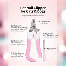 Pet Nail Clippers Set - Dog/Cat Nail Trimmers, Pet Nail Care Tools, Durable Structure, Easy To Use, Suitable For Small Dogs, Cats, And Other Pets - View 5